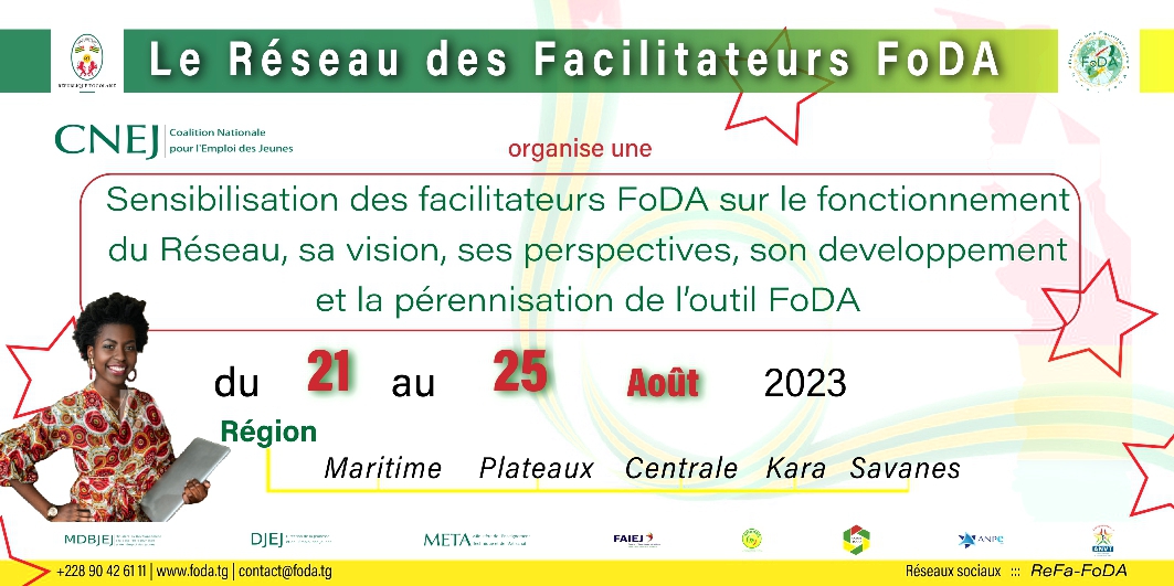 les facilitateurs du ReFa-FoDA se sont appropriés l’outil FoDA